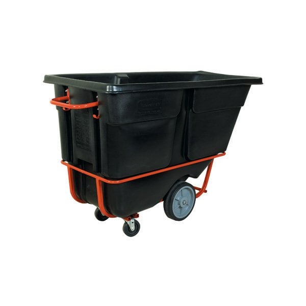 Rubbermaid 1-1/2 Cubic Yard - Black Standard Grade Tilt Truck BUY00029397 - main